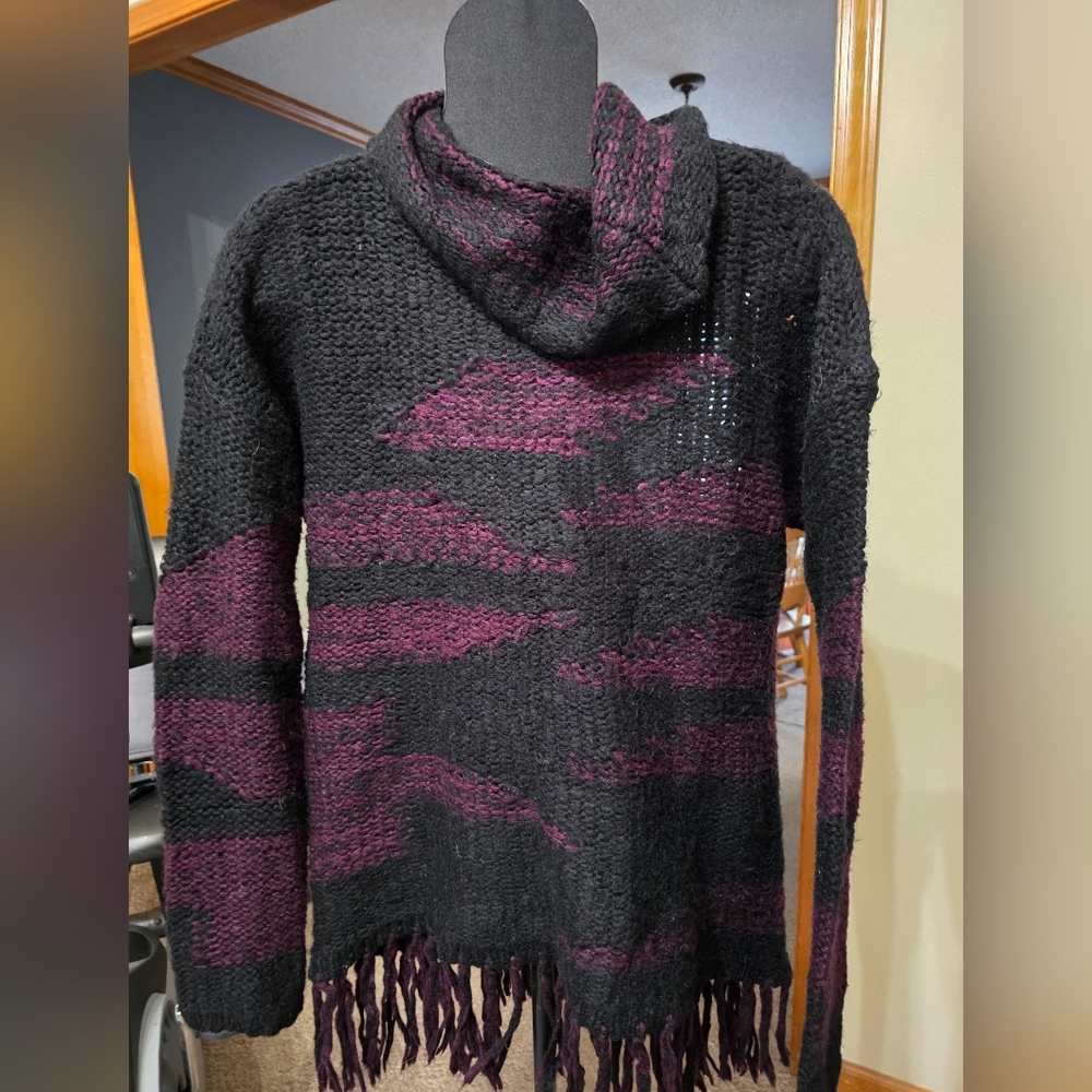 Purple and Black sweater Women's M
